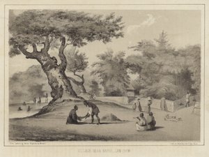 Dorp nabij Napha, Lew Chew (Ryukyu-eilanden) door American School