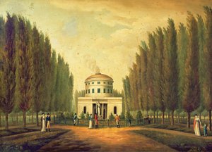 Waterwerken, Centre Square, Philadelphia, c.1815 door American School