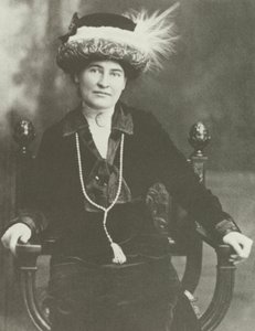 Willa Cather, ca.1910 (gravure) door American School