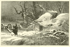 Winterkwartieren, op wacht, februari 1864 door American School