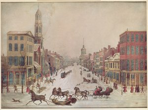 Winter op Wall Street, 1834