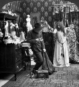 Houd hem bedekt Mary, ik bel de politie door American Stereoscopic Company