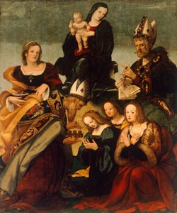 Madonna met Kind en Heiligen Gregorius de Grote