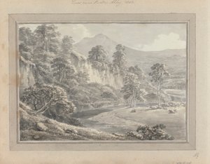 Uitzichten in Engeland, Schotland en Wales: Uitzicht bij Bolton Abbey door Amos Green