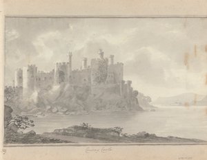 Zichten in Engeland, Schotland en Wales: Conway Castle door Amos Green