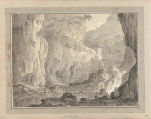 Uitzichten in Engeland, Schotland en Wales: Gordale Scar door Amos Green
