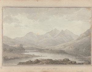 Uitzichten in Engeland, Schotland en Wales: Snowdon, vanaf Capel Cerrig door Amos Green