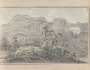 Uitzichten in Engeland, Schotland en Wales: Watenlath, 30 augustus 1802 door Amos Green
