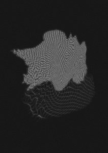 Abstract golvend raster