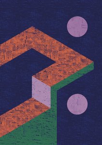 Moderne geometrische illusie door Amy Louise Baker