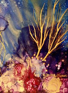 Vloeibaar goud oceaan