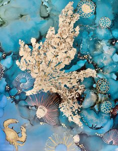 De gouden diepten van de oceaan