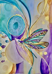 Mystic Dragonfly Dream door Amy Tieman
