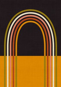 Geo Shapes Herfst 21 Regenboogboog door Ana Rut Bre