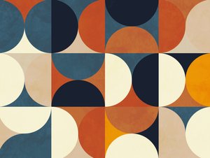 Geometrie New12 Bruin door Ana Rut Bre