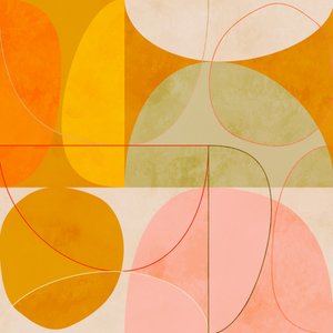 Mid-century currygeel met een vleugje roze – Lente 2