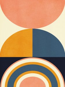 Rainbow Plus Shapes  Blauw Mosterd10