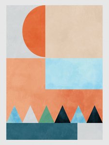 Spaces Bleu Driehoek