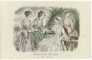 Journal des Femmes, ca. 1850 : 4, Rue Favart door Anaïs Colin Toudouze