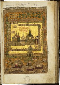 Leven van de heiligen Zosima en Savvatiy van Solovki, 1596-1598 door Ancient Russian Art