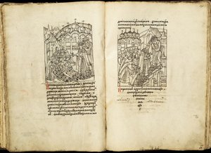 De kroning van Ivan IV op 16 januari 1547 uit de Verlichte Samengestelde Kroniek, tweede helft van de 16e eeuw