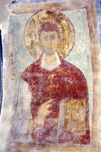 Sint Pantaleon Panteleimon door Ancient Russian frescos