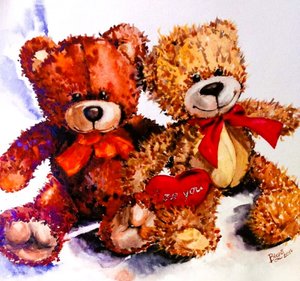 Liefde voor teddyberen