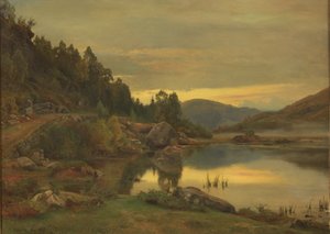 Beeld van hoge bergen. Parijs door Anders Askevold