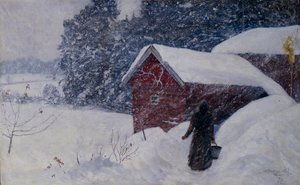Sneeuwstorm door Anders Kongsrud
