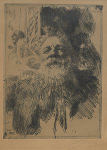 August Rodin door Anders Leonard Zorn