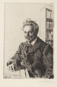 August Strindberg door Anders Leonard Zorn
