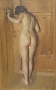 Kuvadorren (De kamerdeur) door Anders Leonard Zorn