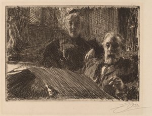 De heer en mevrouw Furstenburg, 1895