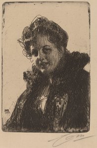 Mevrouw Granberg, 1903 door Anders Leonard Zorn