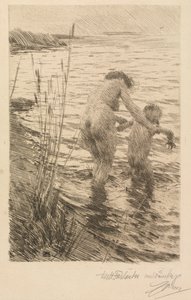 Première, 1890 door Anders Leonard Zorn