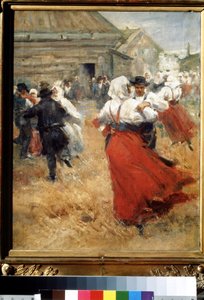 Dorpsfeest door Anders Leonard Zorn