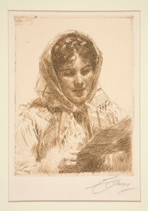 Een brief, 1913 door Anders Leonard Zorn