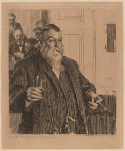 Een Toast II door Anders Leonard Zorn