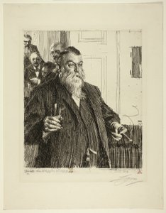 Een toast II door Anders Leonard Zorn