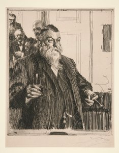 Een toast II door Anders Leonard Zorn