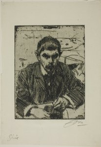 Albert Engström door Anders Leonard Zorn