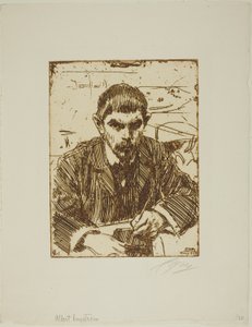 Albert Engström door Anders Leonard Zorn