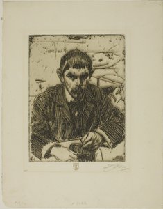 Albert Engström door Anders Leonard Zorn