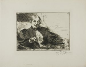 Anna Wallenberg door Anders Leonard Zorn