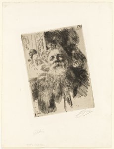 Auguste Rodin door Anders Leonard Zorn