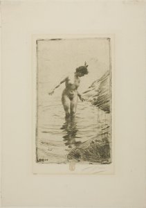 Cirkels van water II door Anders Zorn