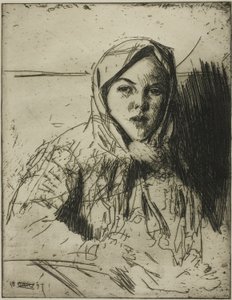 Emma, meisje uit Mora door Anders Leonard Zorn