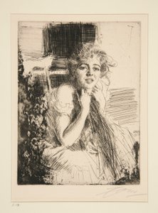 Emma Rasmussen door Anders Leonard Zorn