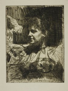 Gerda Hagborg I ("Pour plaire") door Anders Leonard Zorn