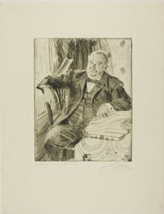 Grover Cleveland I door Anders Leonard Zorn